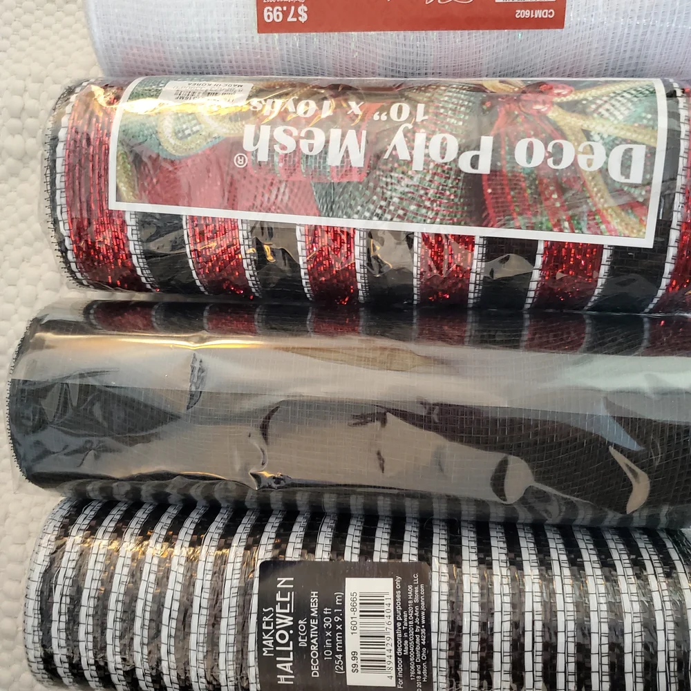 Deco Poly Mesh Ribbon Set - Picture 4 of 4